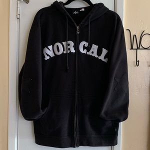 NorCal zip up hoodie
